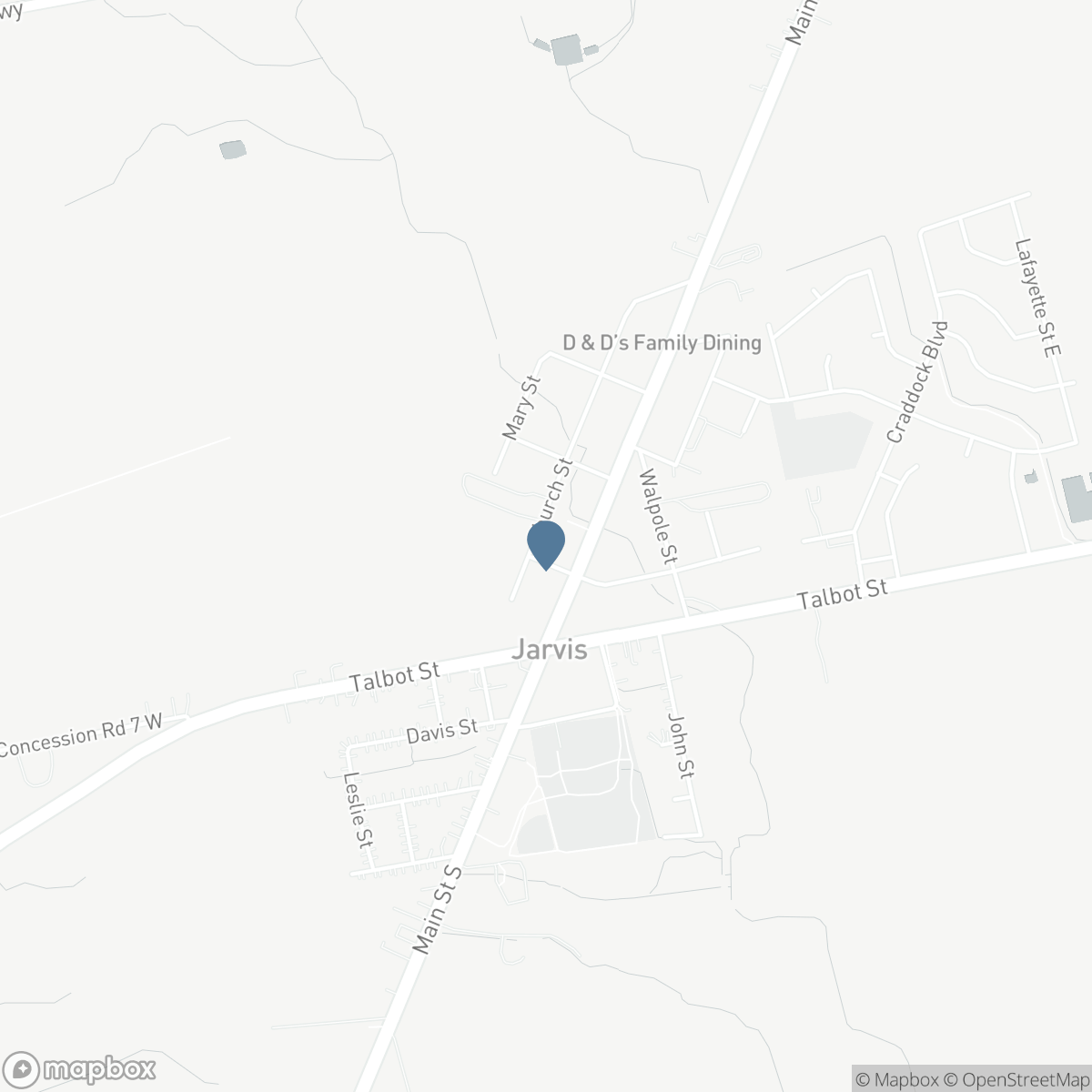 16 CHURCH STREET, Jarvis, Ontario N0A 1J0
